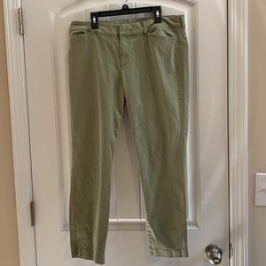 Old Navy, size 12c Olive green pixie pants
